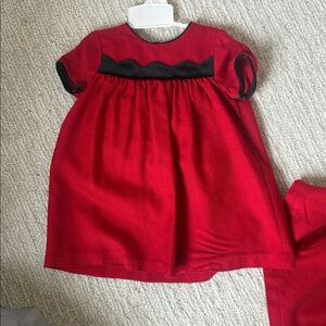 Red and Black Baby Dress